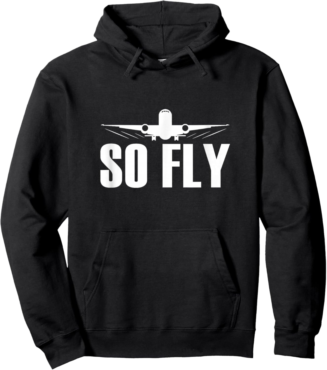 So Fly Airplane Flight Attendant Pilot Cabin Crew Hoodie - Hoodie | Black