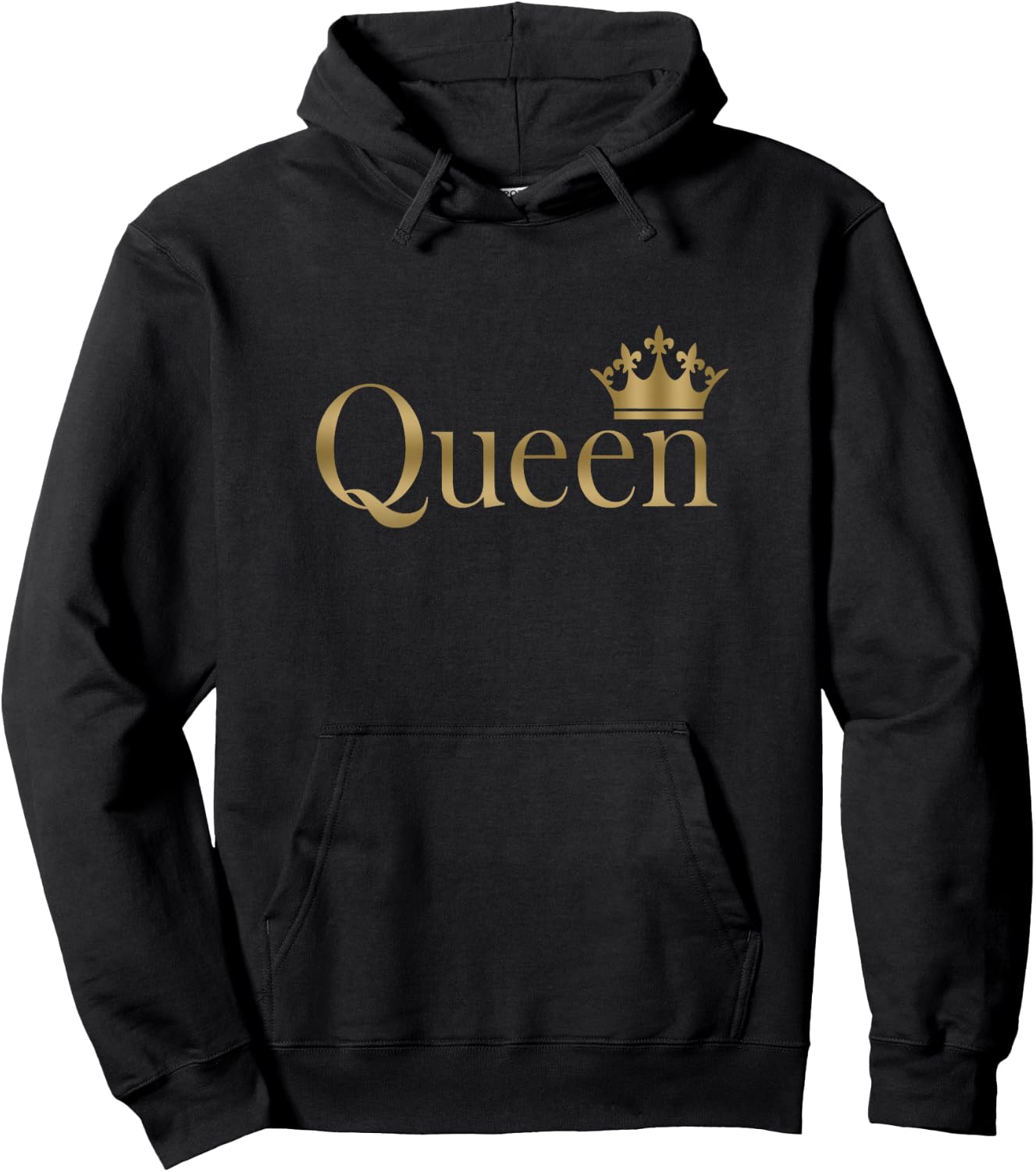 Queen Golden Crown Birthday Hoodie - Hoodie | Black