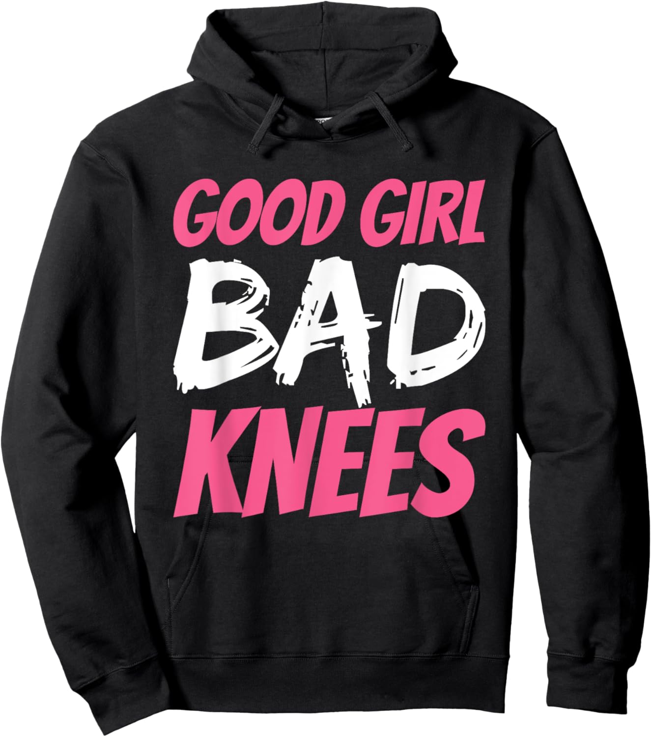 Good Girl Bad Knees Hoodie - Hoodie | Black