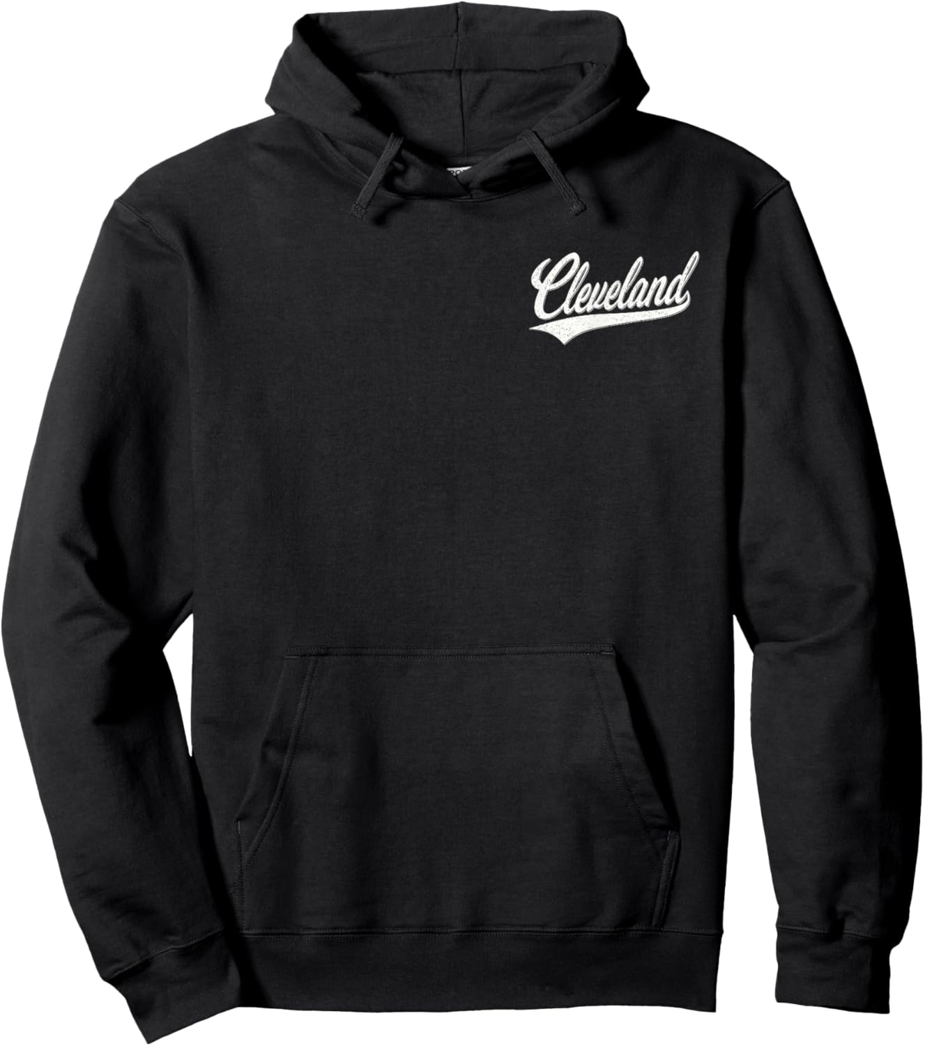 Cleveland Ohio Varsity Script Retro Vintage Sports Style Hoodie - Hoodie | Black