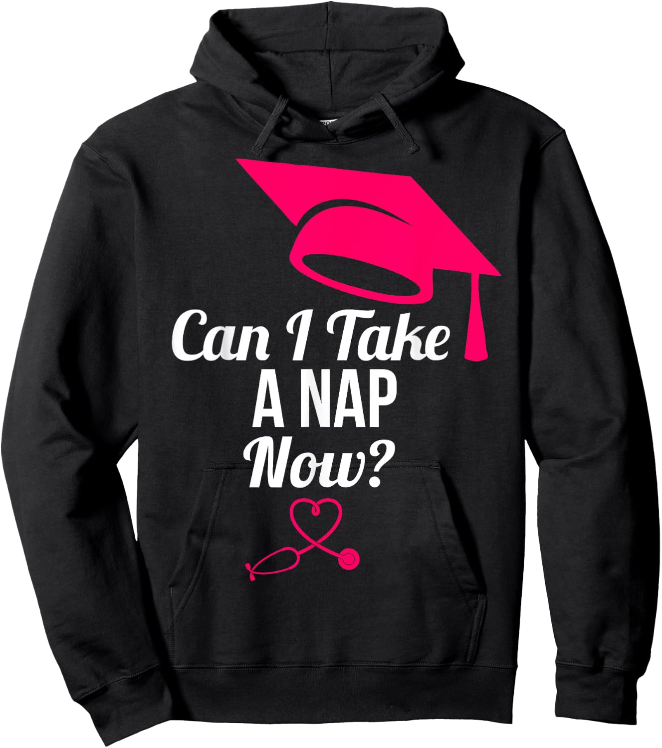 RN LVN New Nurse Grad Sarcastic Funny Nursing Graduate Gift Hoodie - Hoodie | Black