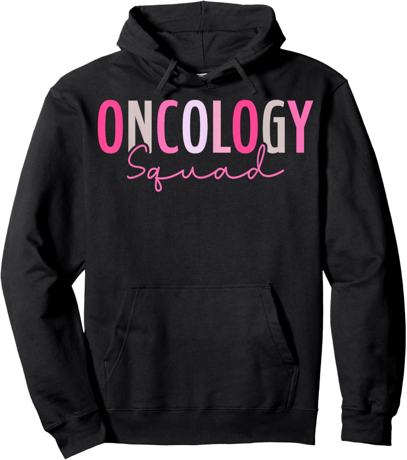Cute Oncology Squad Oncologist Oncology Nurse Hoodie - Hoodie | Black