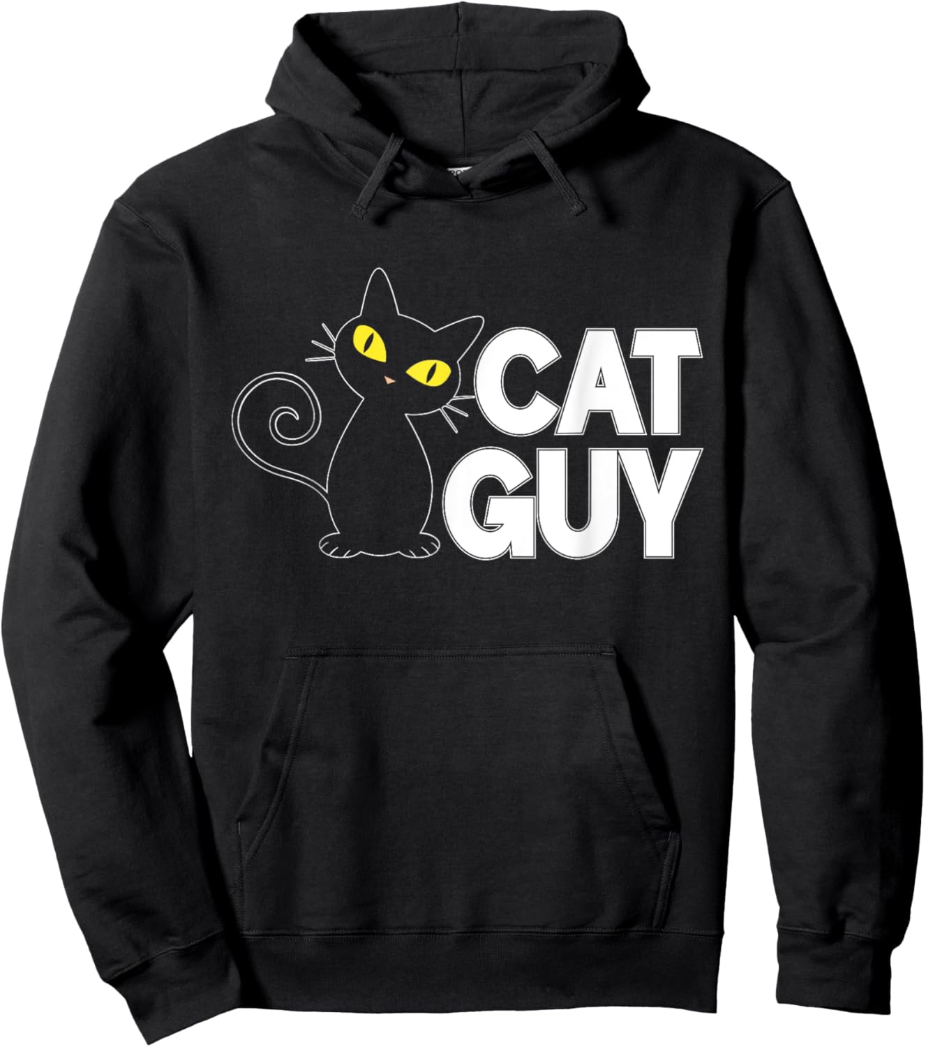 Cat Guy Cat Dad Men Women Hoodie - Hoodie | Black
