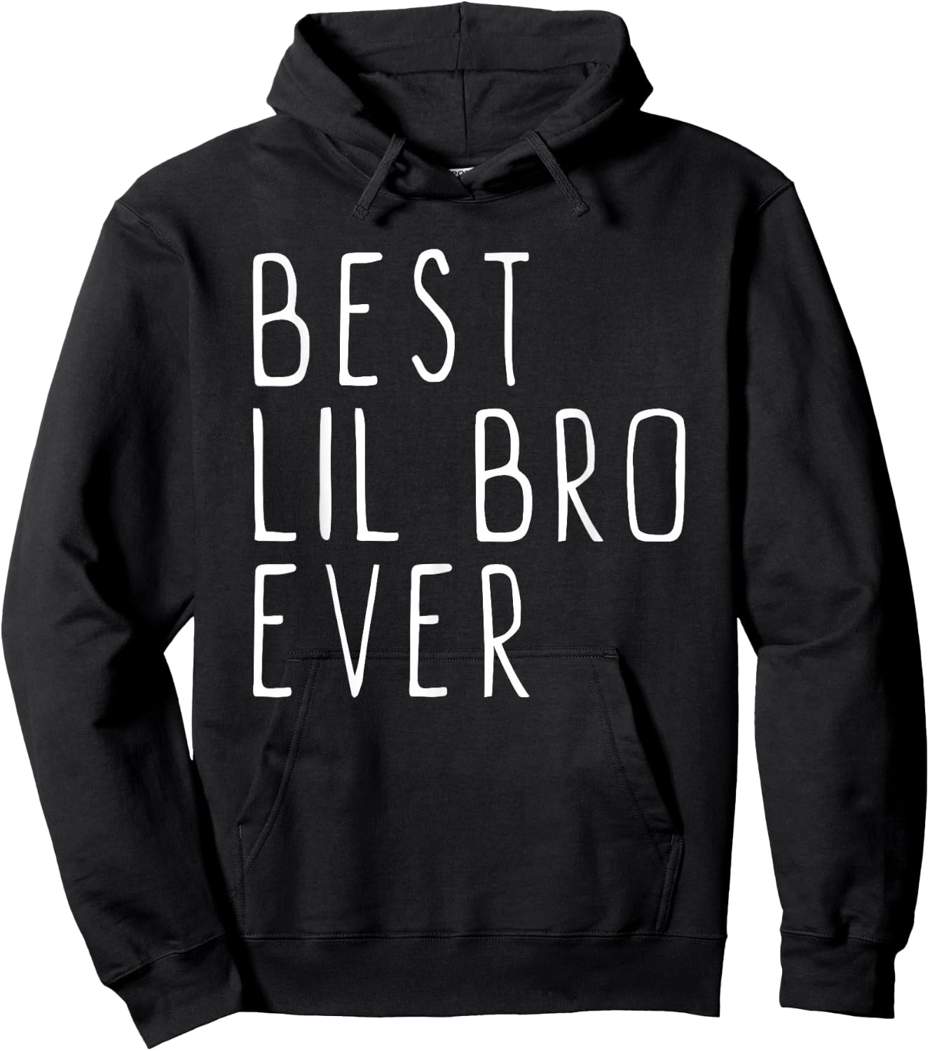 Best Lil Bro Ever Cool Little Brother Hoodie - Hoodie | Black