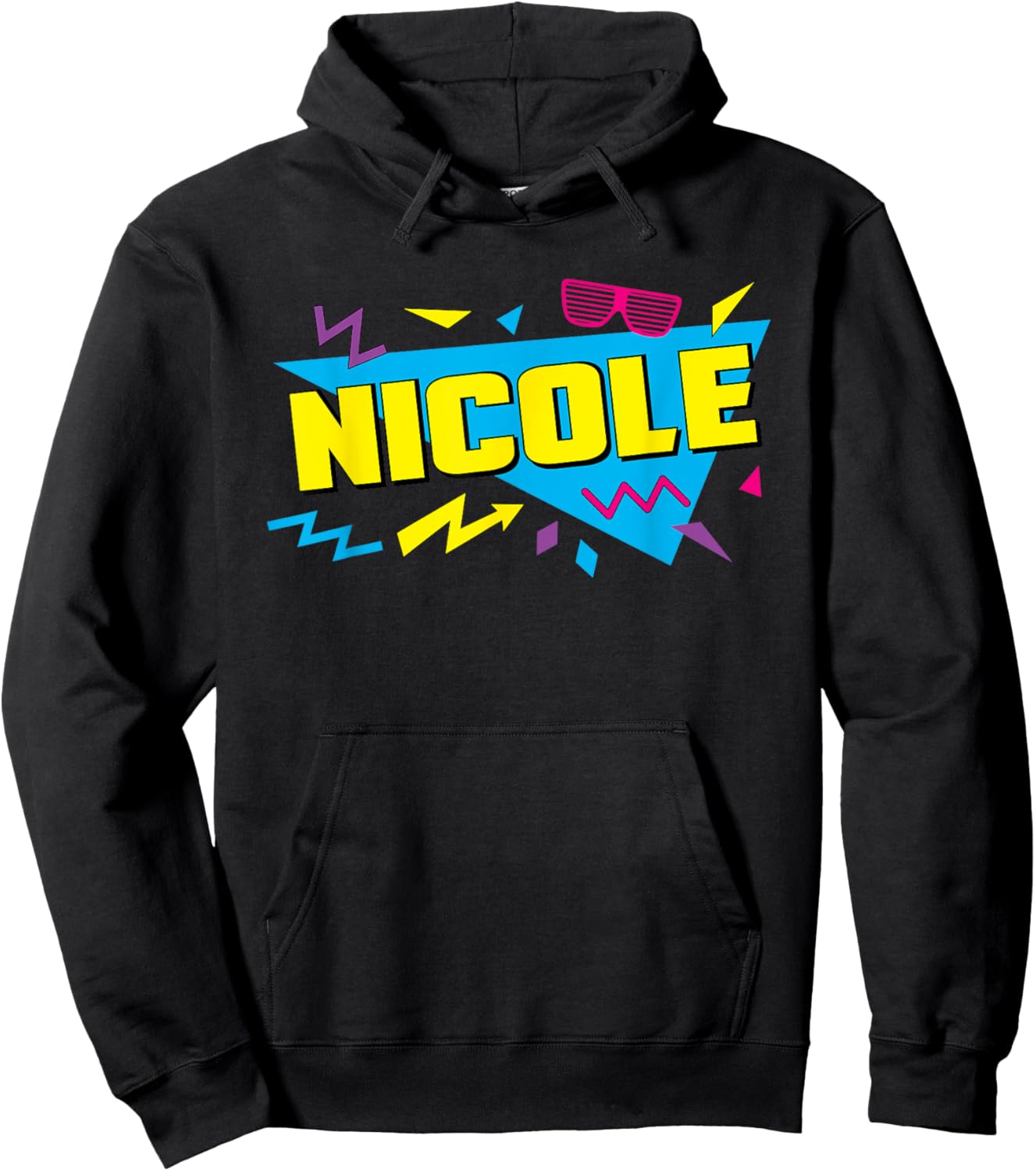 80s Nicole Hoodie - Hoodie | Black