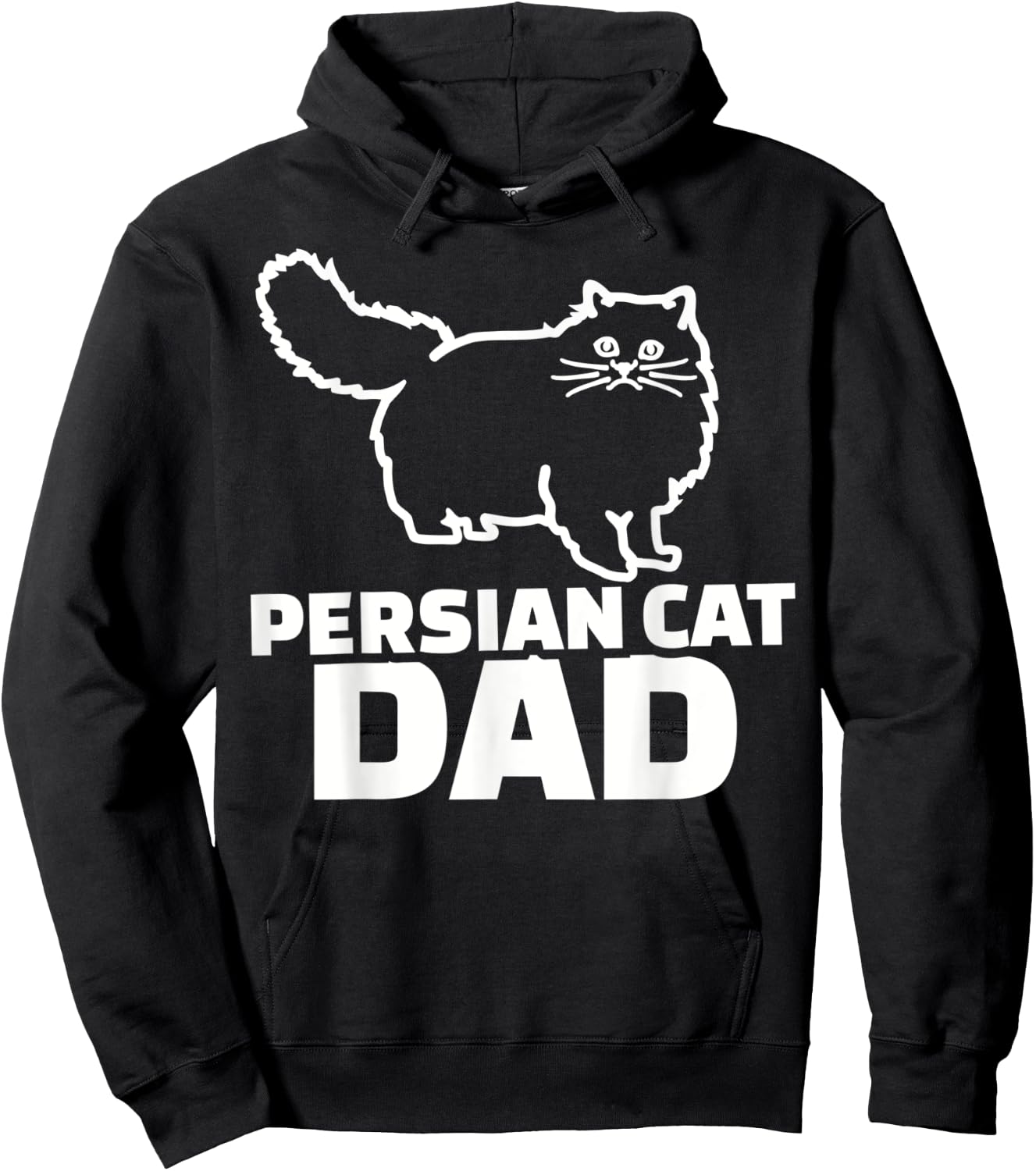 Persian cat dad Women Hoodie - Hoodie | Black
