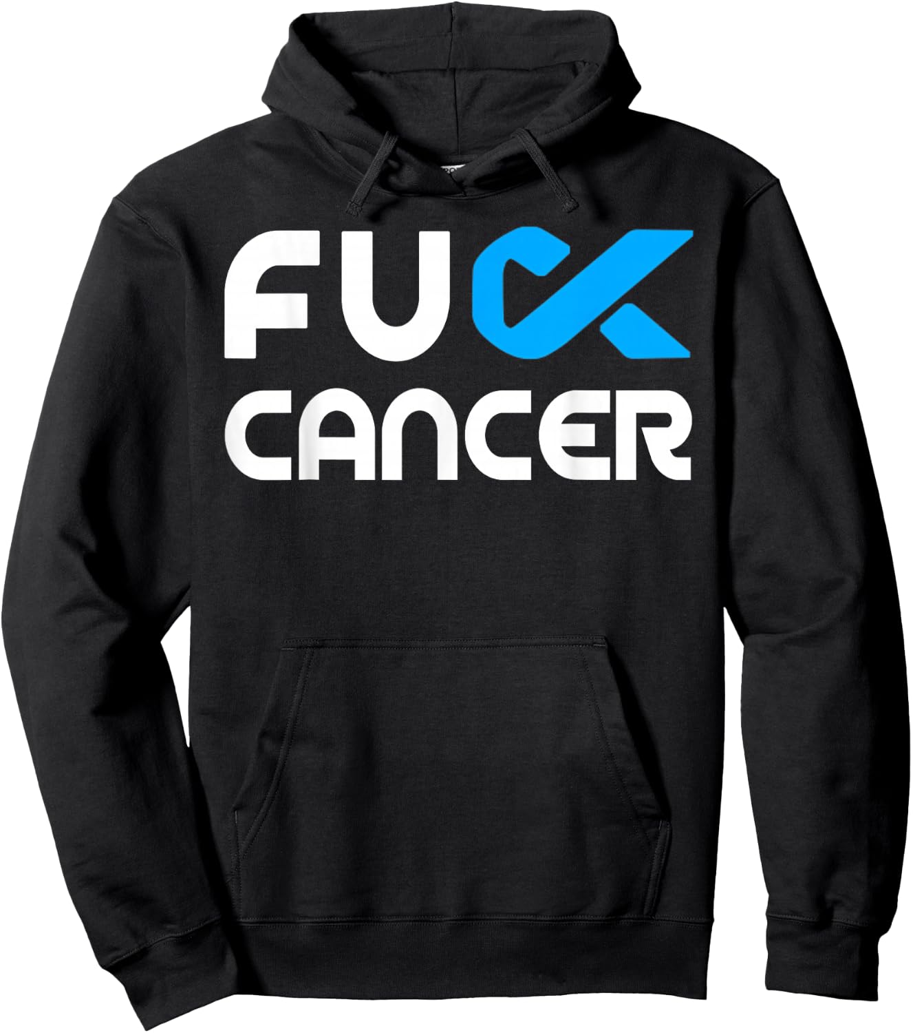 Fuck Cancer - Fuck Colon Cancer Awareness Hoodie - Hoodie | Black