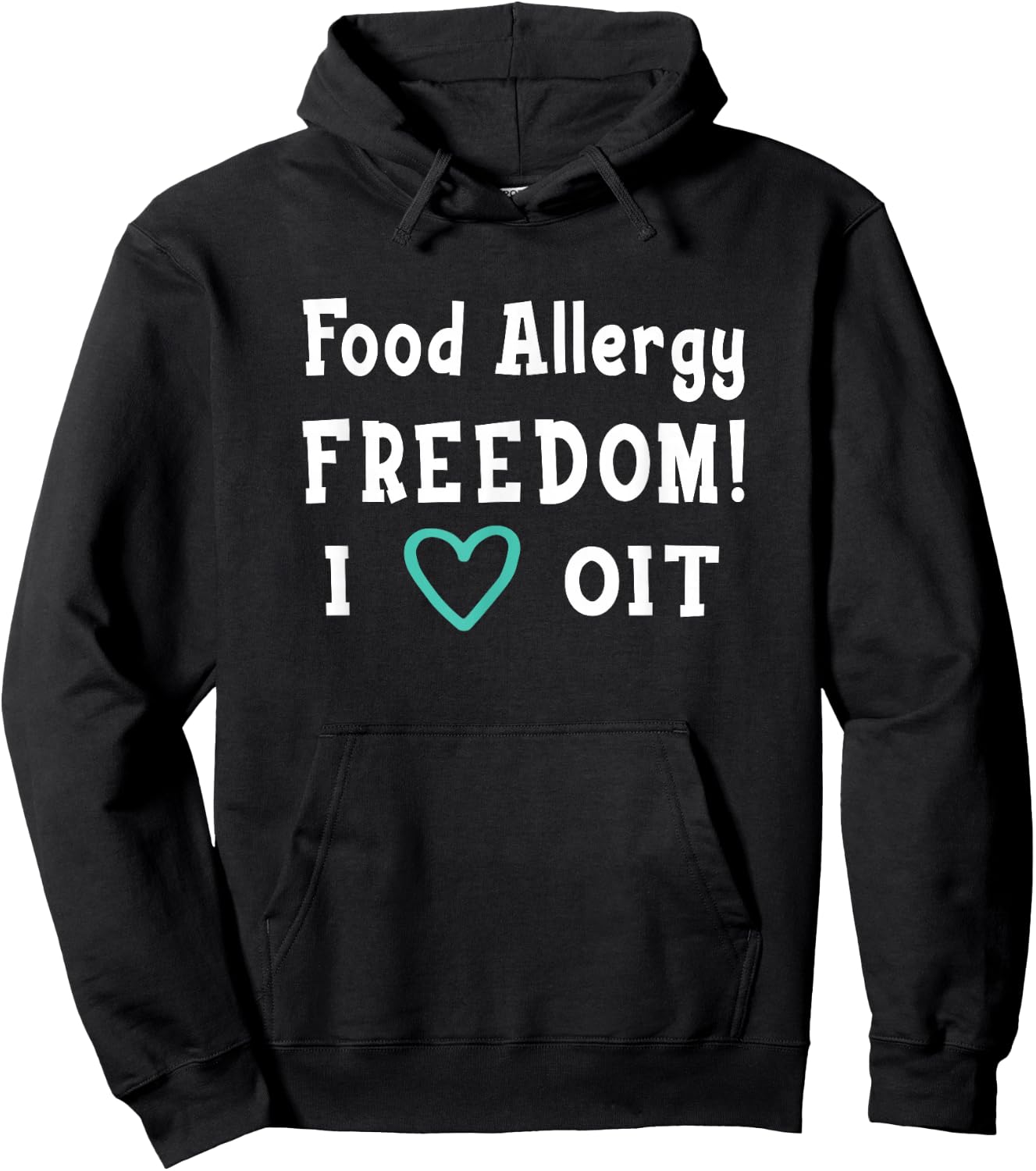 OIT Food Allergy Freedom Shirt Hoodie - Hoodie | Black
