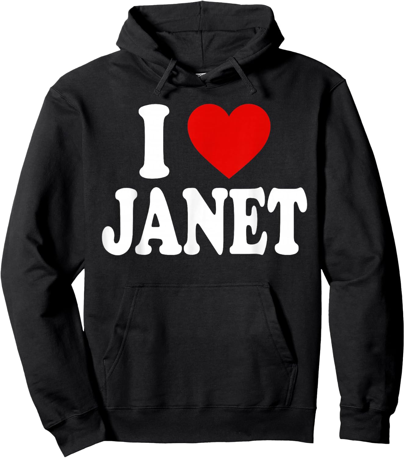 I Heart Love Janet Hoodie - Hoodie | Black