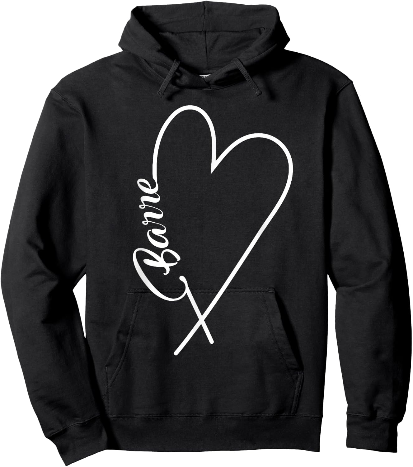 Barre shirts - I Heart Barre Shirt - workout lovers Hoodie - Hoodie | Black