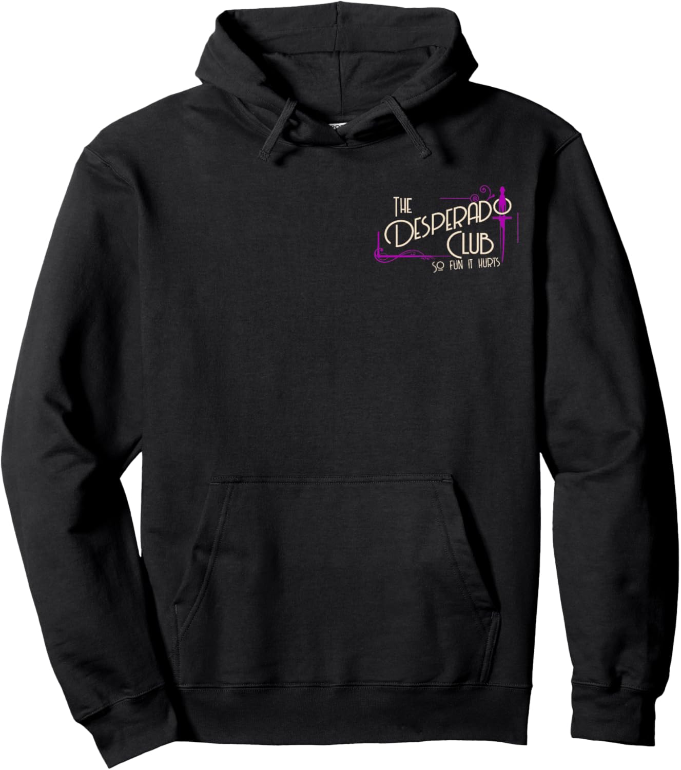 Desperado Club Cat Martini Sunglasses Humor 2 Side Hoodie - Hoodie | Black