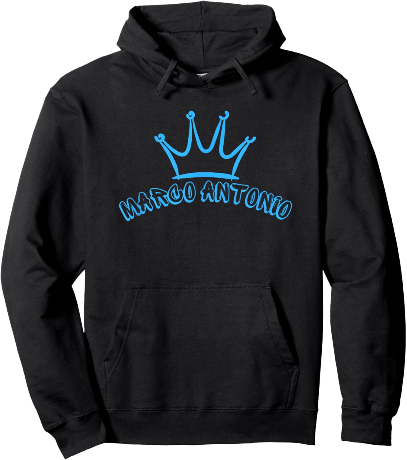King Marco Antonio / Crown & Name Marco Antonio Graffiti Hoodie - Hoodie | Black