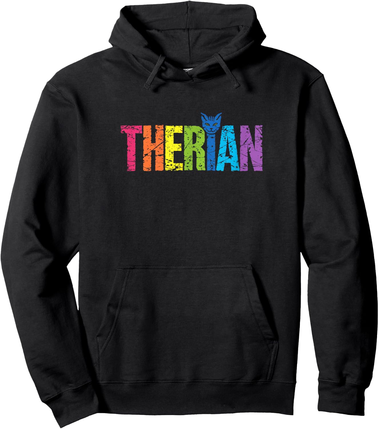 Therian Mask Hoodie - Hoodie | Black