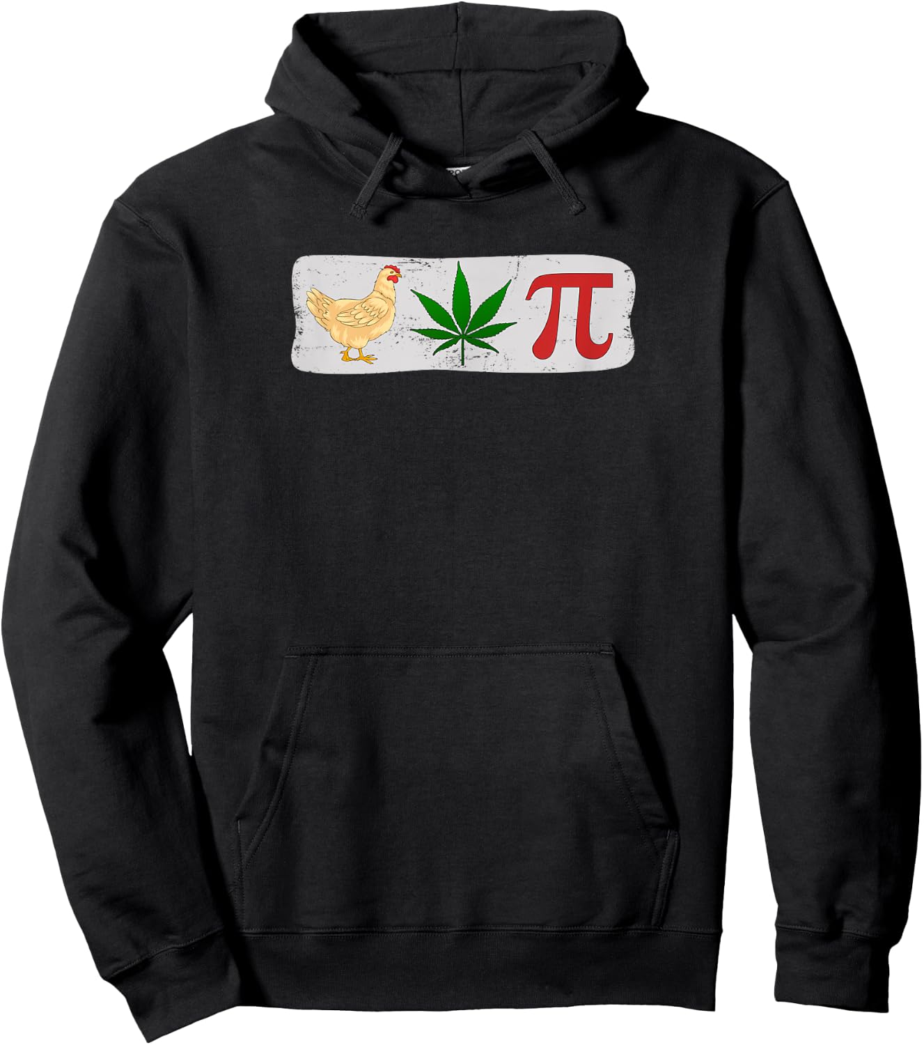Chicken Pot Pie Weed Humor Hoodie - Hoodie | Black