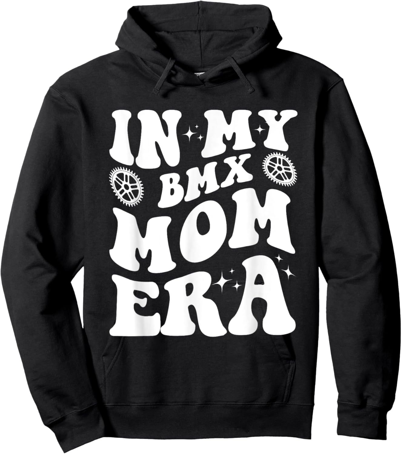 Loving BMX Mom Era Clothing Co. In My BMX Mom Era Funny BMX Mom Design Hoodie - Hoodie | Black
