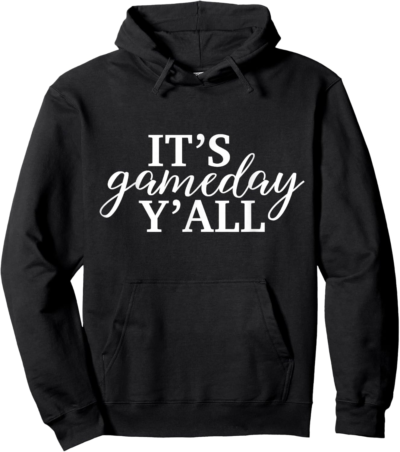It's Game Day Y'all Football, Baseball, Basketball & Soccer Hoodie - Hoodie | Black