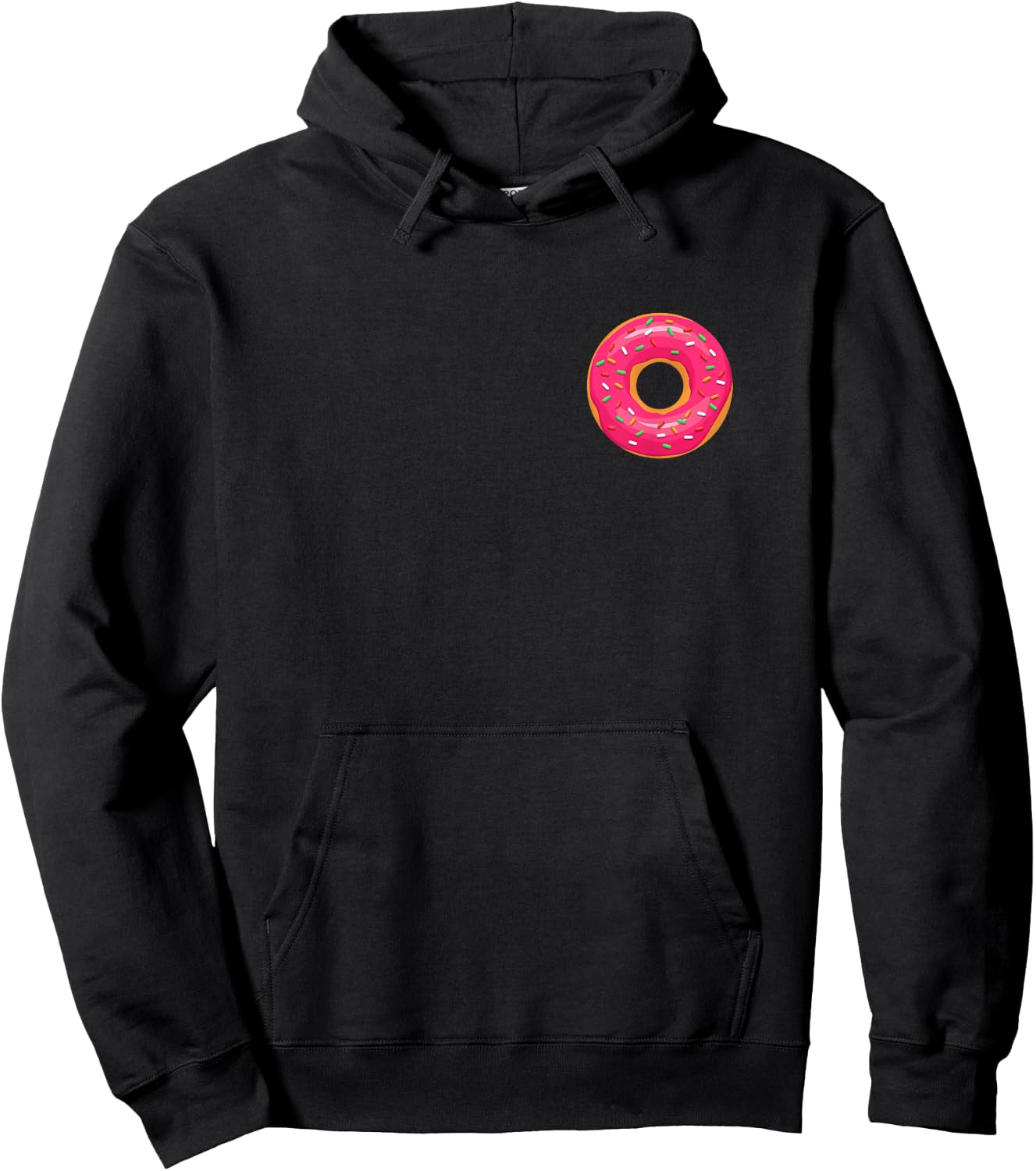 Pocket Donut (Donut Shirt) Hoodie - Hoodie | Black