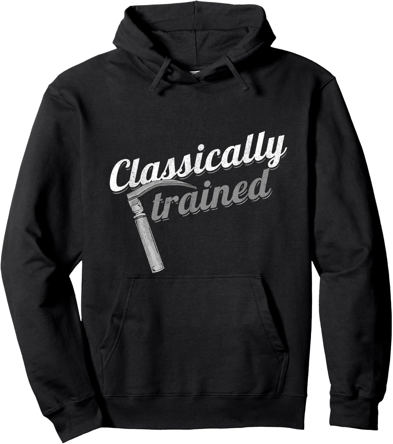 Classically Trained Laryngoscope Anesthetist Pulmonologist Hoodie - Hoodie | Black