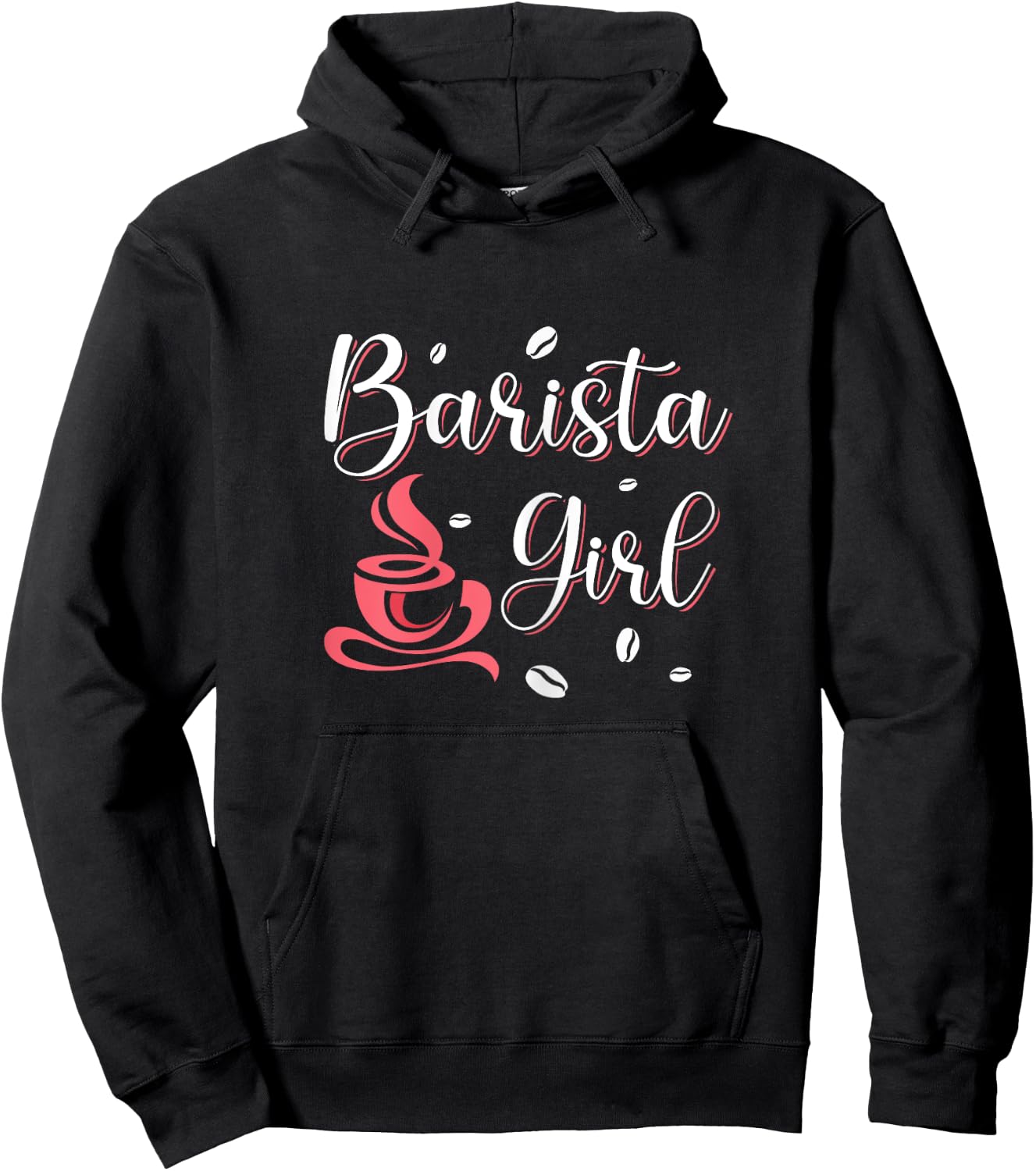 Barista Girl Shirt Coffemaker Coffee Lover Barista Gift Hoodie - Hoodie | Black