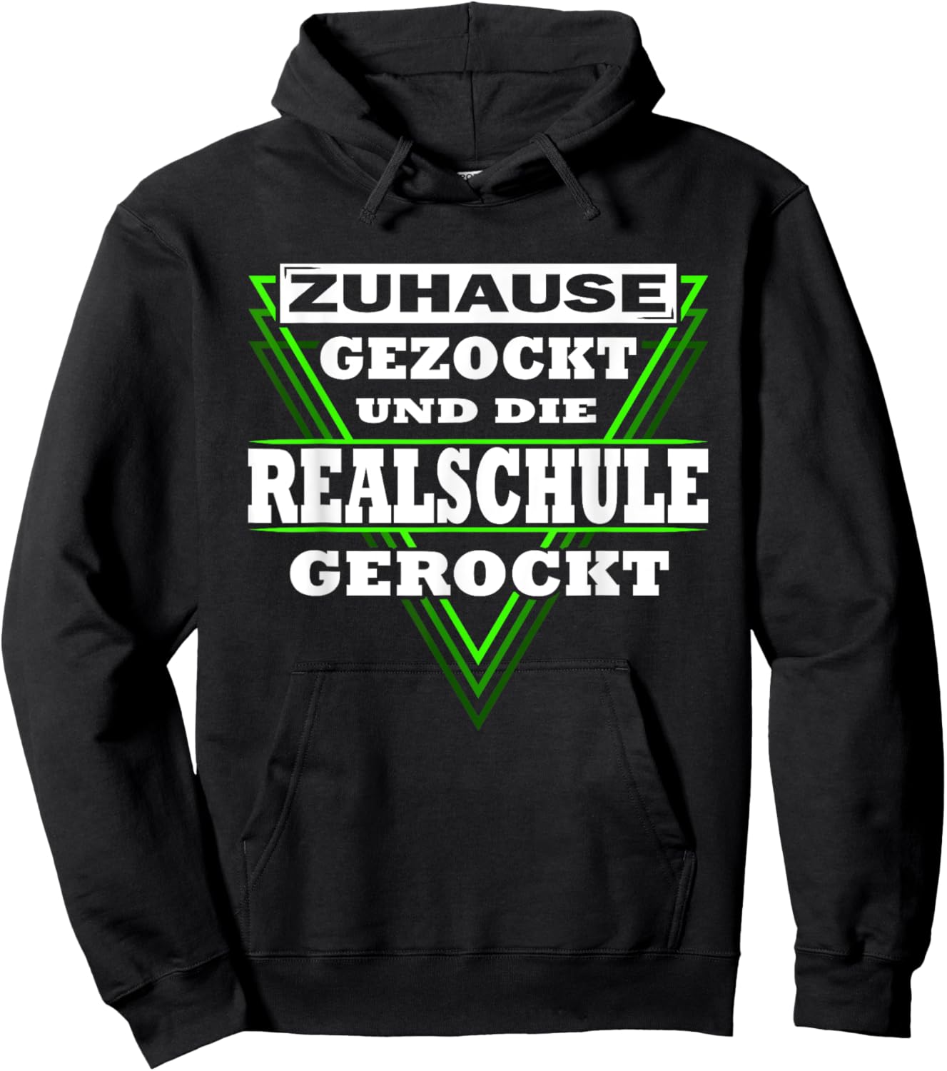 Abschlussklasse 2024 | Realschulabschluss gerockt Hoodie - Hoodie | Black