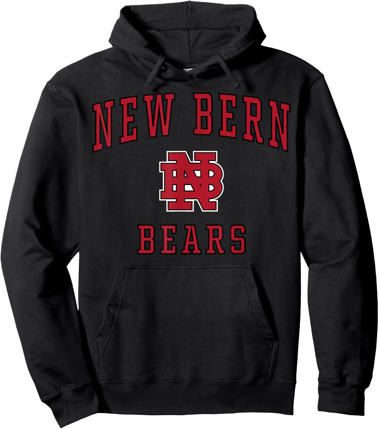 New Bern High School Bears C1 Hoodie - Hoodie | Black