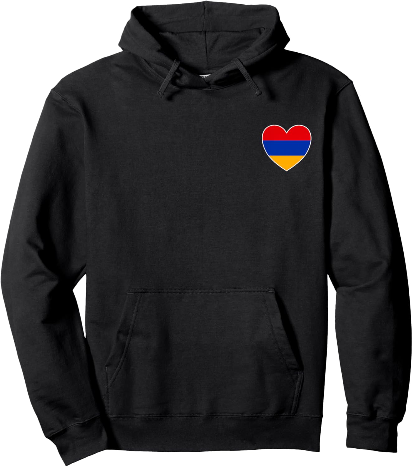I Heart Armenia - Fun Armenian Flag Heart Hoodie - Hoodie | Black