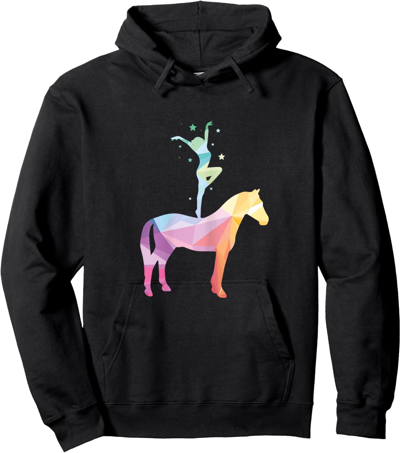 Voltigieren Riding Horse Riding Sports Horses Sayings Girls Gift Hoodie - Hoodie | Black