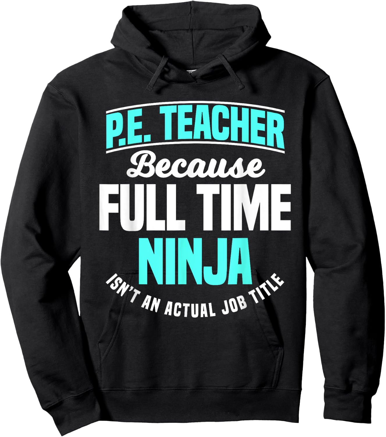 PE Teacher Gym Coach Physical Education Ninja Isn't A Job Men Women Girls Kids Hoodie - Hoodie | Black
