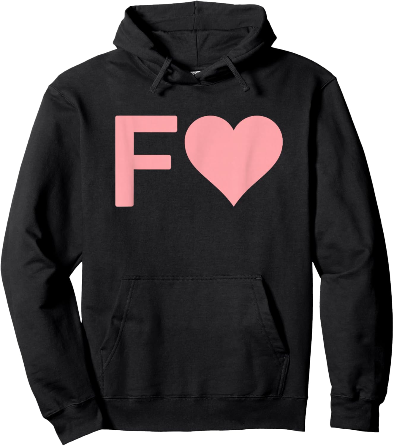 Fart Heart | Funny Valentines Humor Hoodie - Hoodie | Black