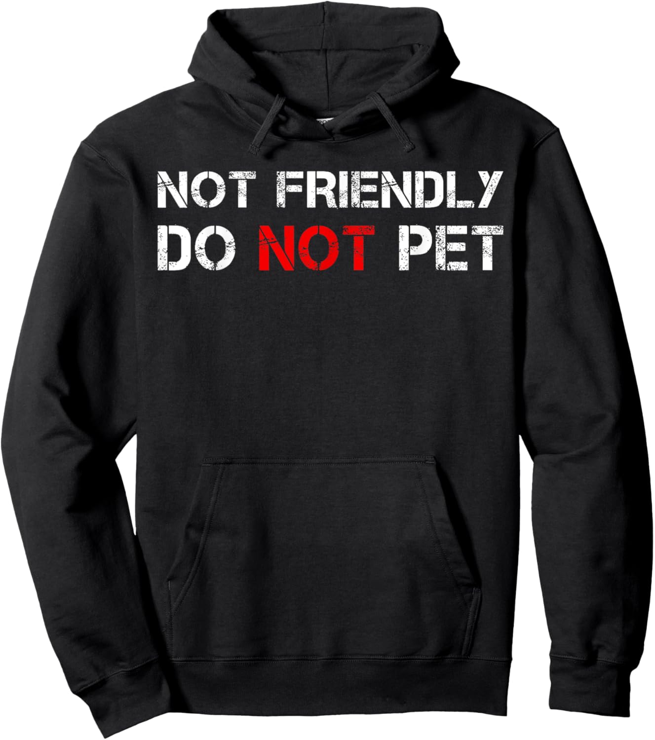 Not Friendly Do Not Pet Dog Funny Training Dogs Trainer Men Women Hoodie - Hoodie | Black