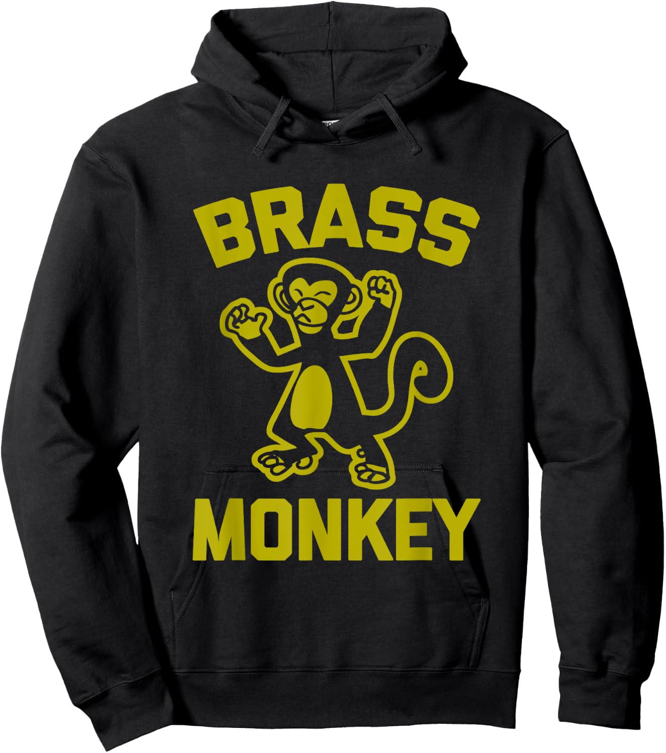 Brass Monkey funny saying sarcastic music rap hip-hop Hoodie - Hoodie | Black