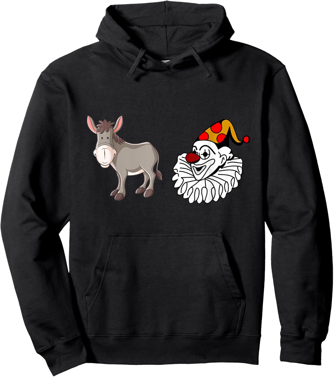Funny Ass Clown Gift T Shirt Adult Humor Hoodie - Hoodie | Black