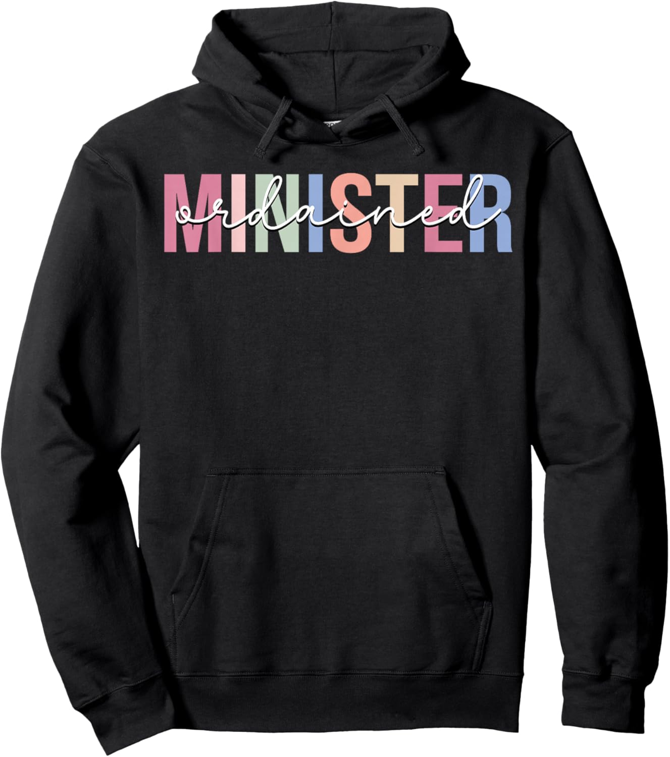 Ordained Minister Wedding Officiant Hoodie - Hoodie | Black