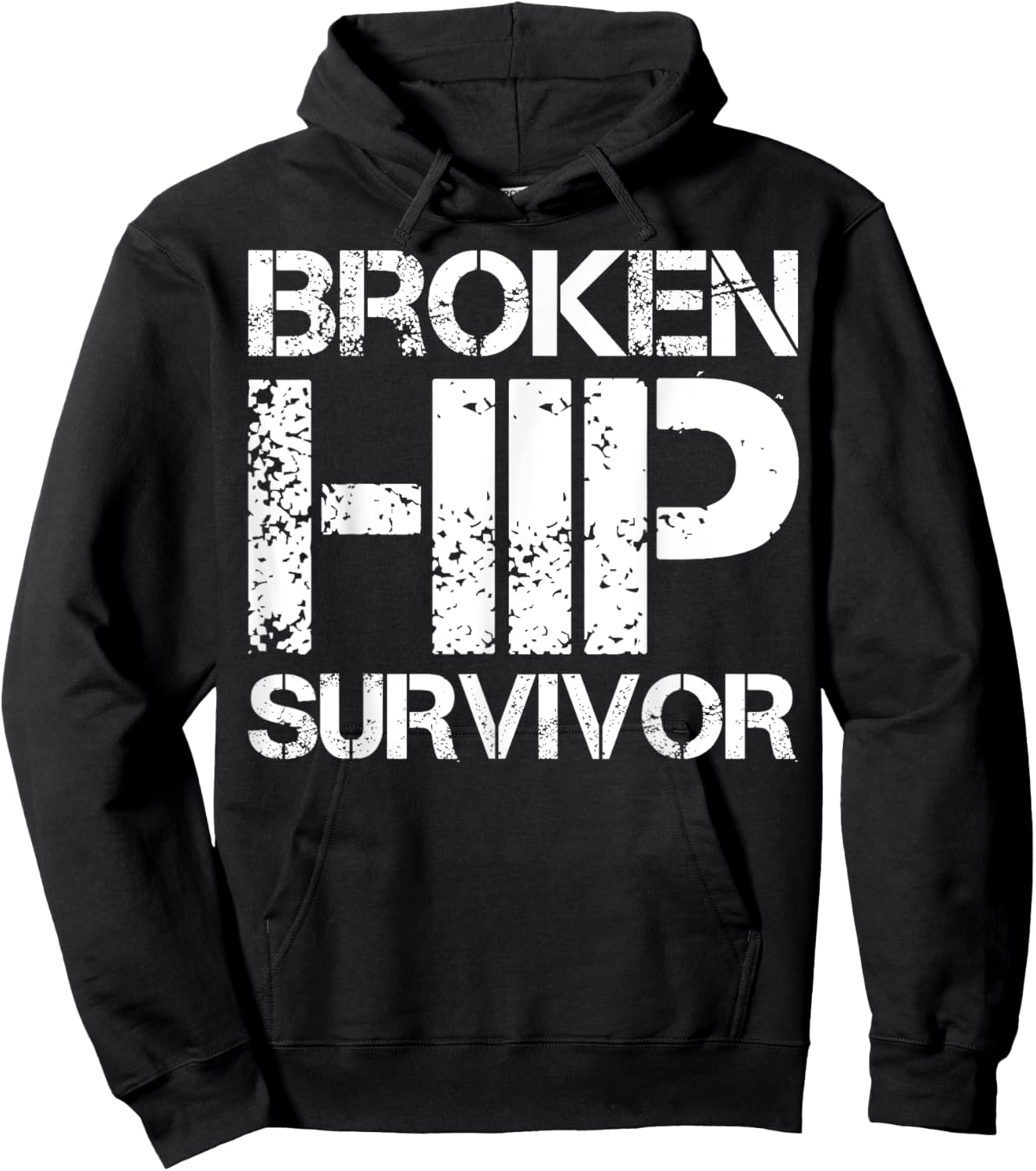 Broken Hip Survivor Hoodie - Hoodie | Black