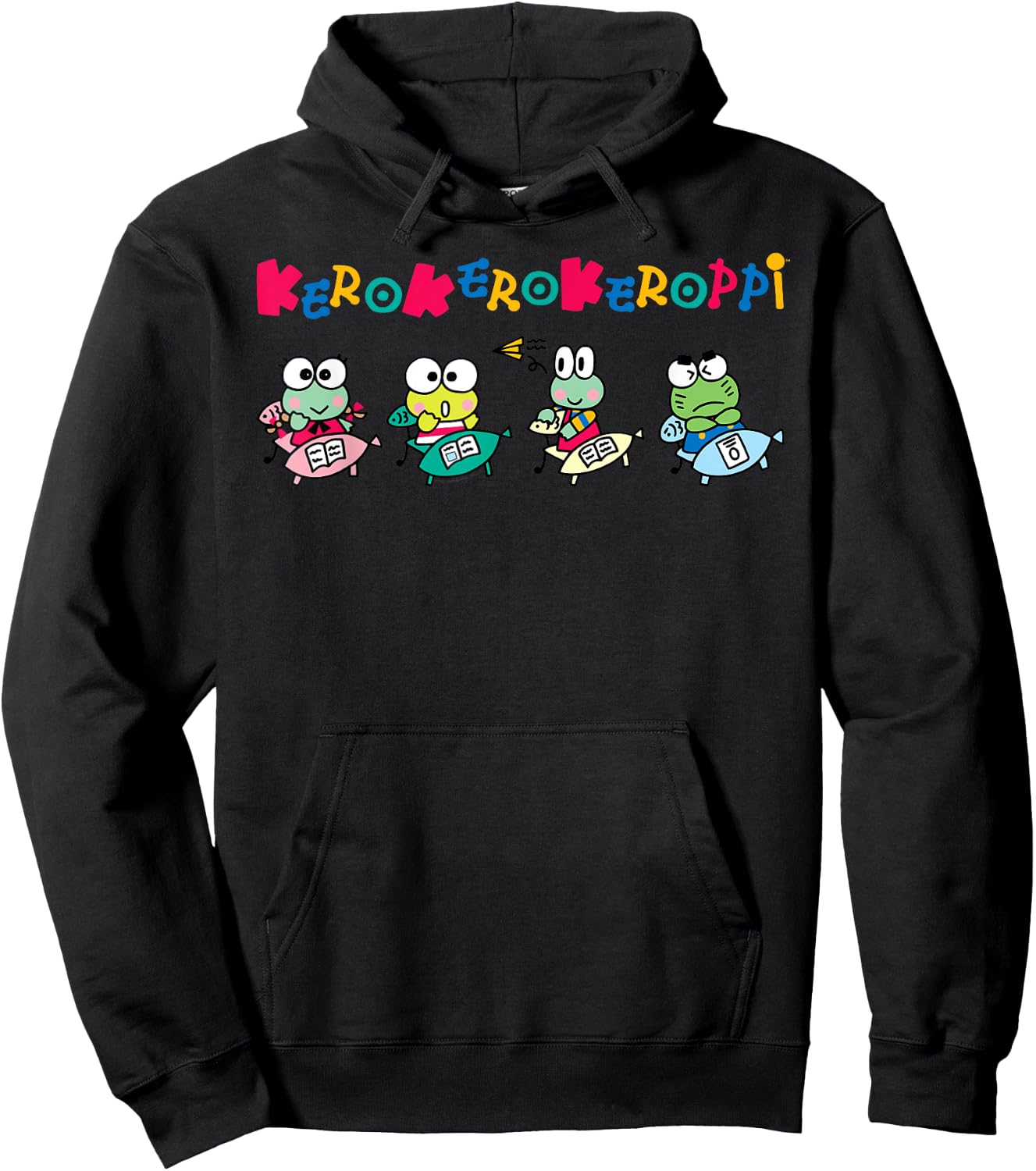 Keroppi School Hoodie - Hoodie | Black