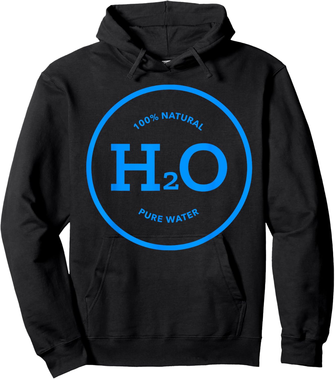 Keep Hydrated - H2O - drink pure water - fitness routine Hoodie - Hoodie | Black