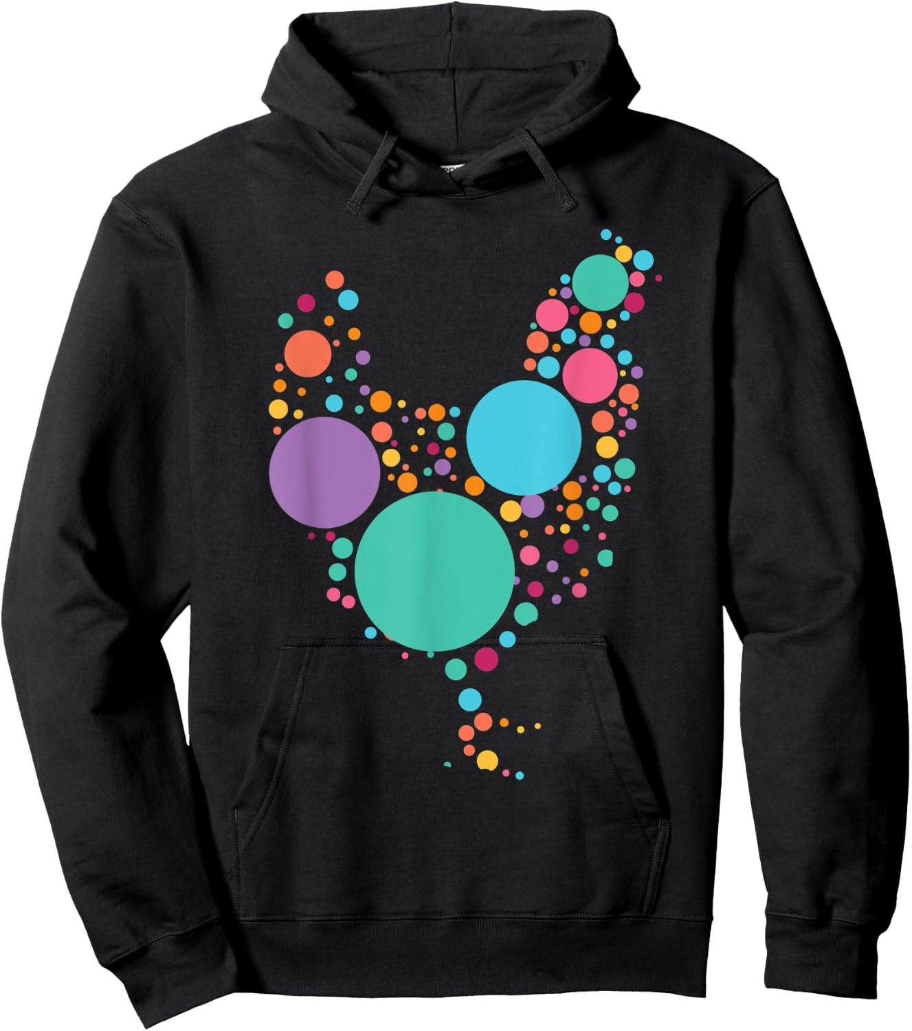 Polka Dot Day Chicken International Dot Day Hoodie - Hoodie | Black