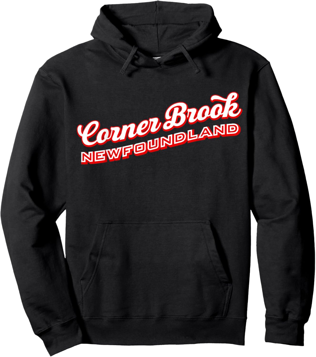 Corner Brook Newfoundland Hoodie - Hoodie | Black