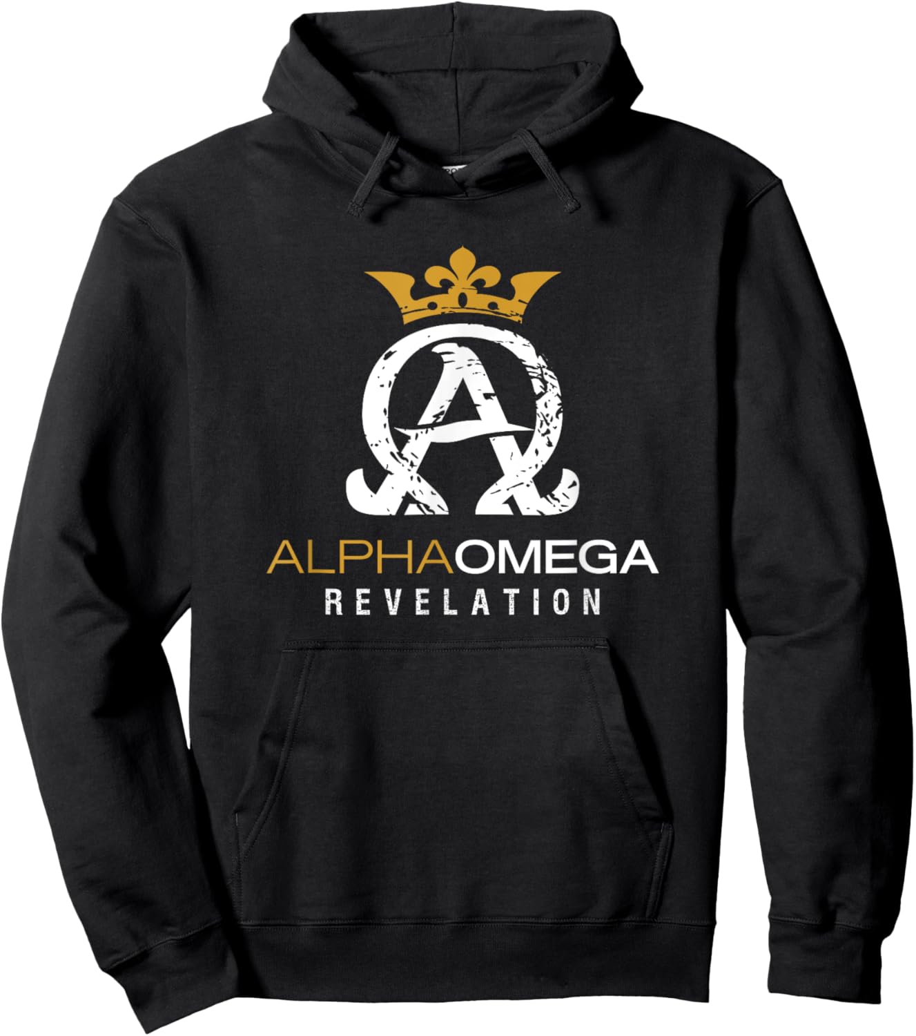 Jesus Christ Alpha and Omega Book Revelation Hoodie - Hoodie | Black