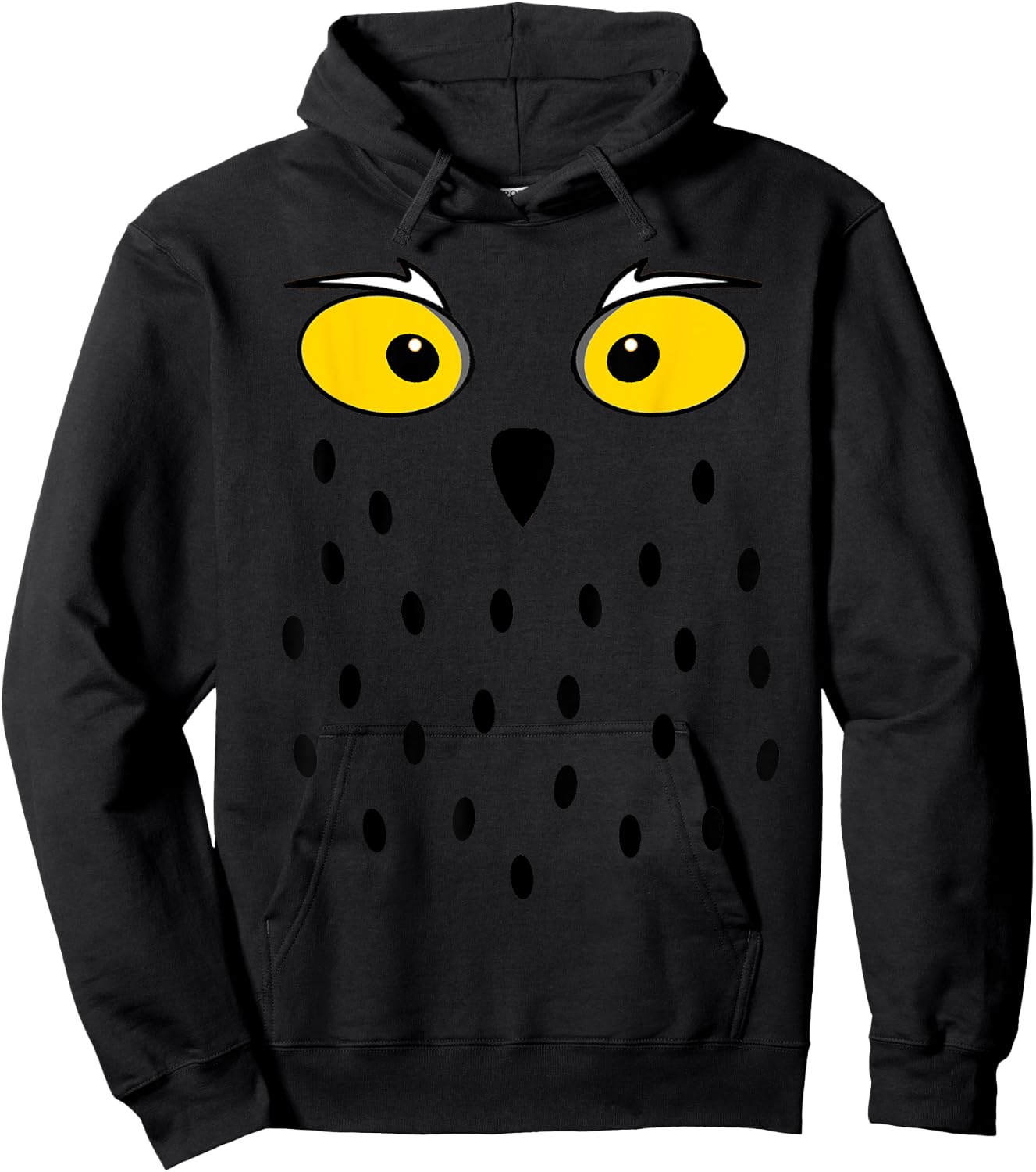 Snowy Owl Funny Cute Animal Bird Halloween Costume Gift Hoodie - Hoodie | Black