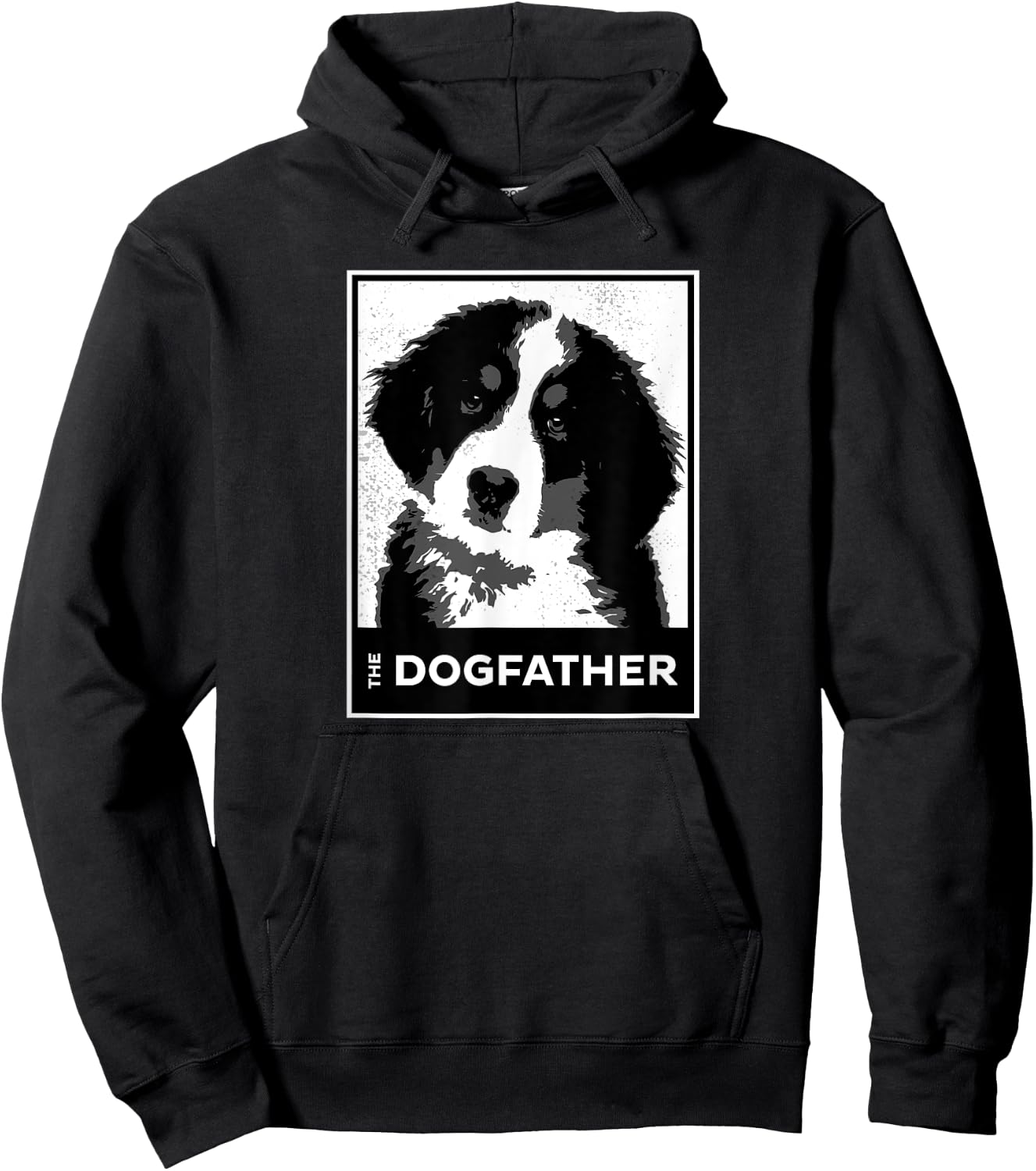Bernese Mountain The Dog-father Funny Dog Dad Men Women Kids Hoodie - Hoodie | Black