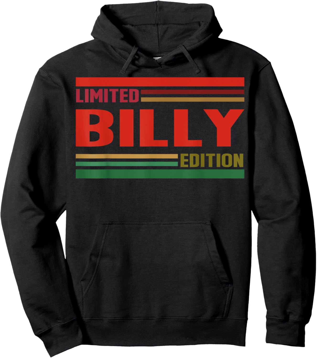 BILLY Limited Edition Shirt BILLY Name Personalized Hoodie - Hoodie | Black