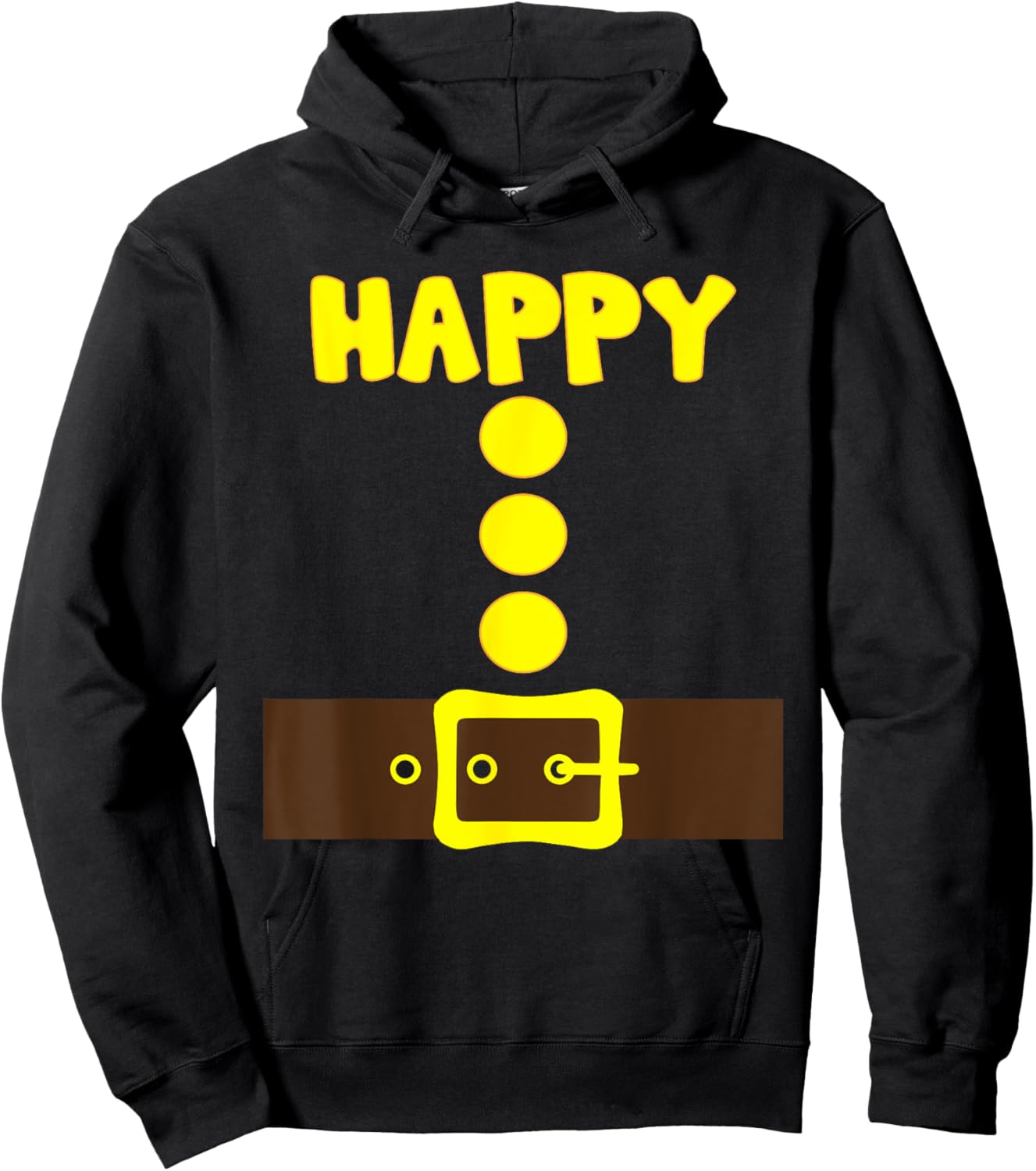 Dwarf Halloween Group Matching Family Color Dwarf Costume Hoodie - Hoodie | Black