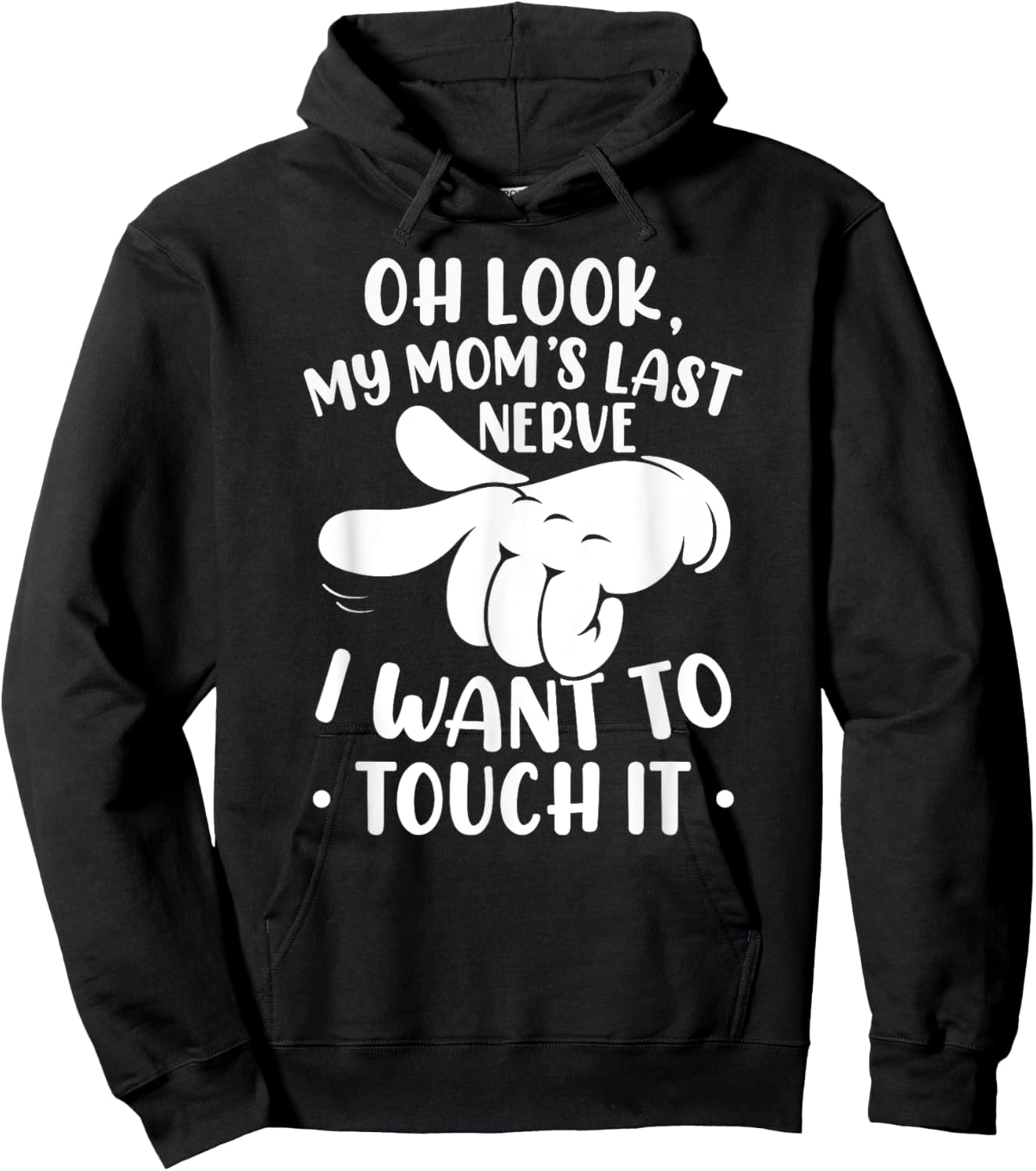Mama's Last Nerve Funny Saying Hoodie - Hoodie | Black