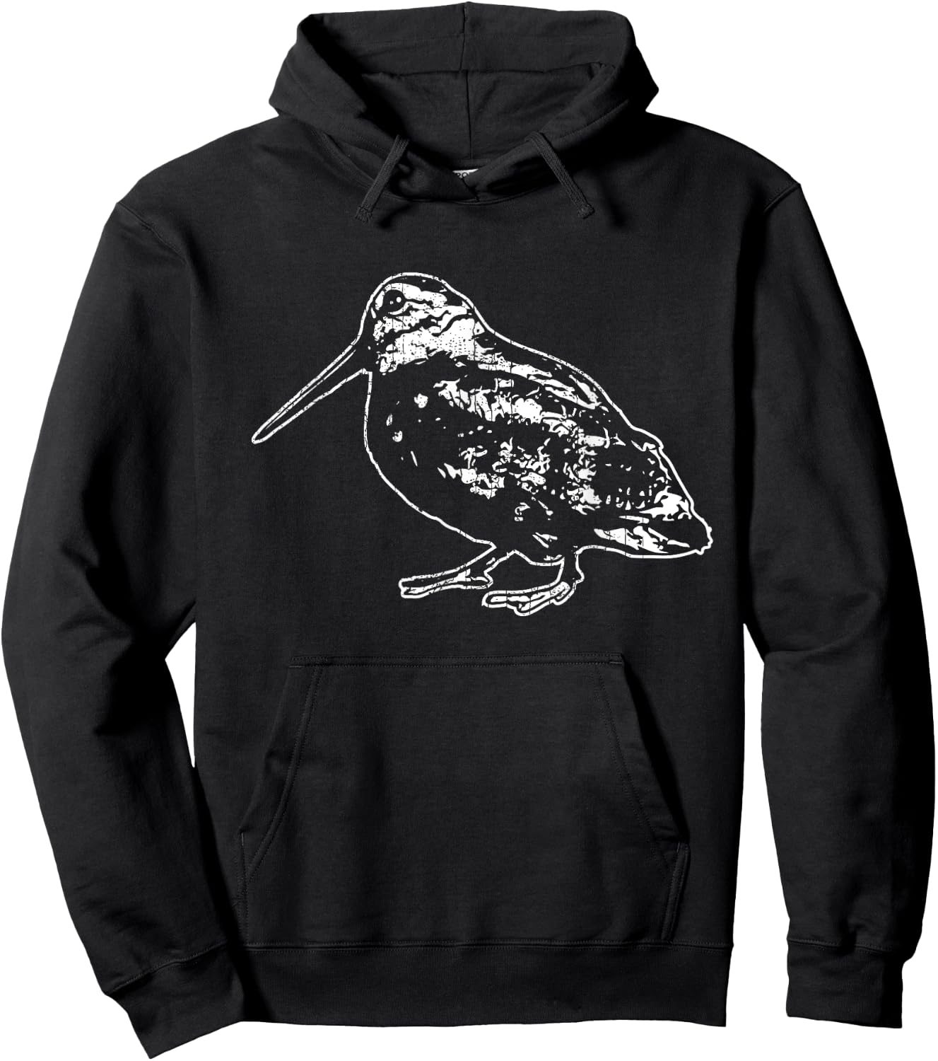 Retro Woodcock Hunter Timberdoodle Bogsucker Hokumpoke Gifts Hoodie - Hoodie | Black