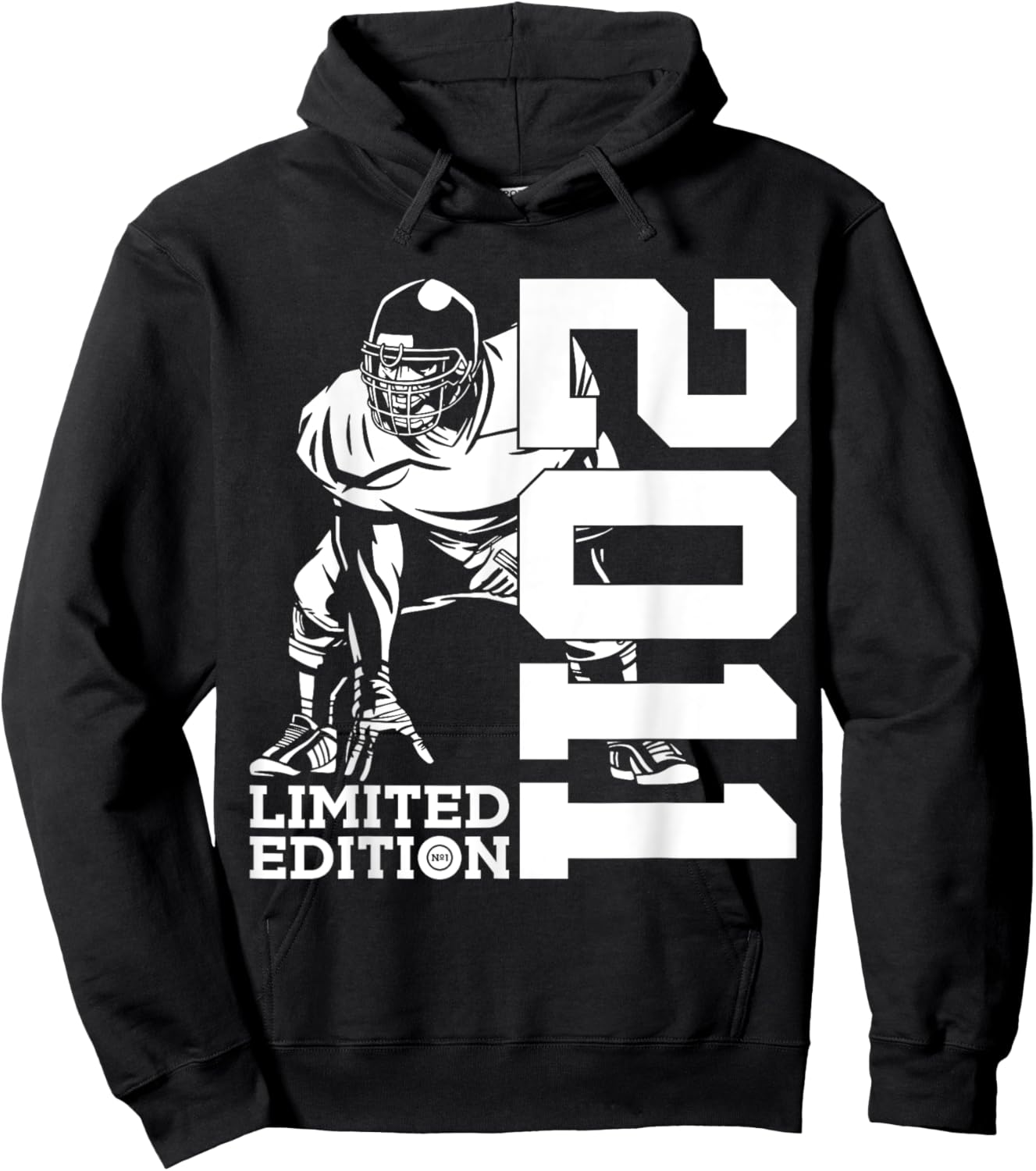 14th BIRTHDAY FOOTBALL LIMITED EDITION 2011 FOOTBALL Hoodie - Hoodie | Black