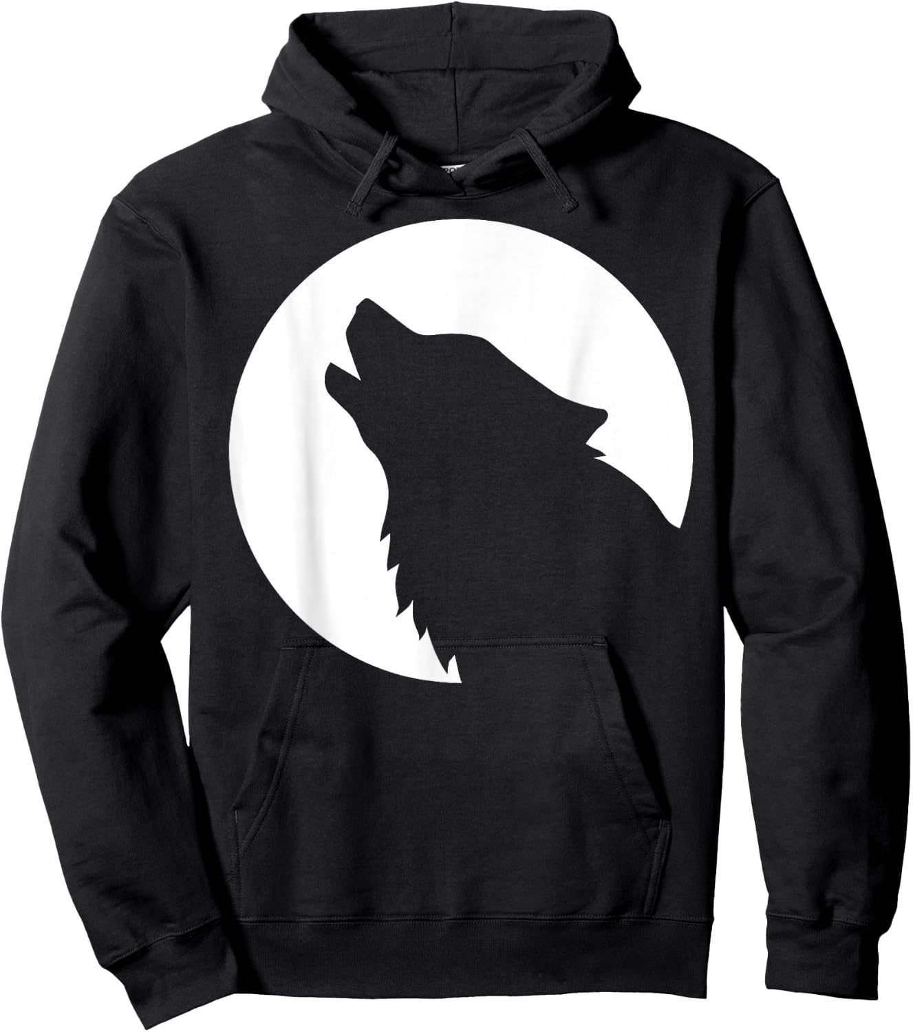 Wolf Moon Hoodie - Hoodie | Black