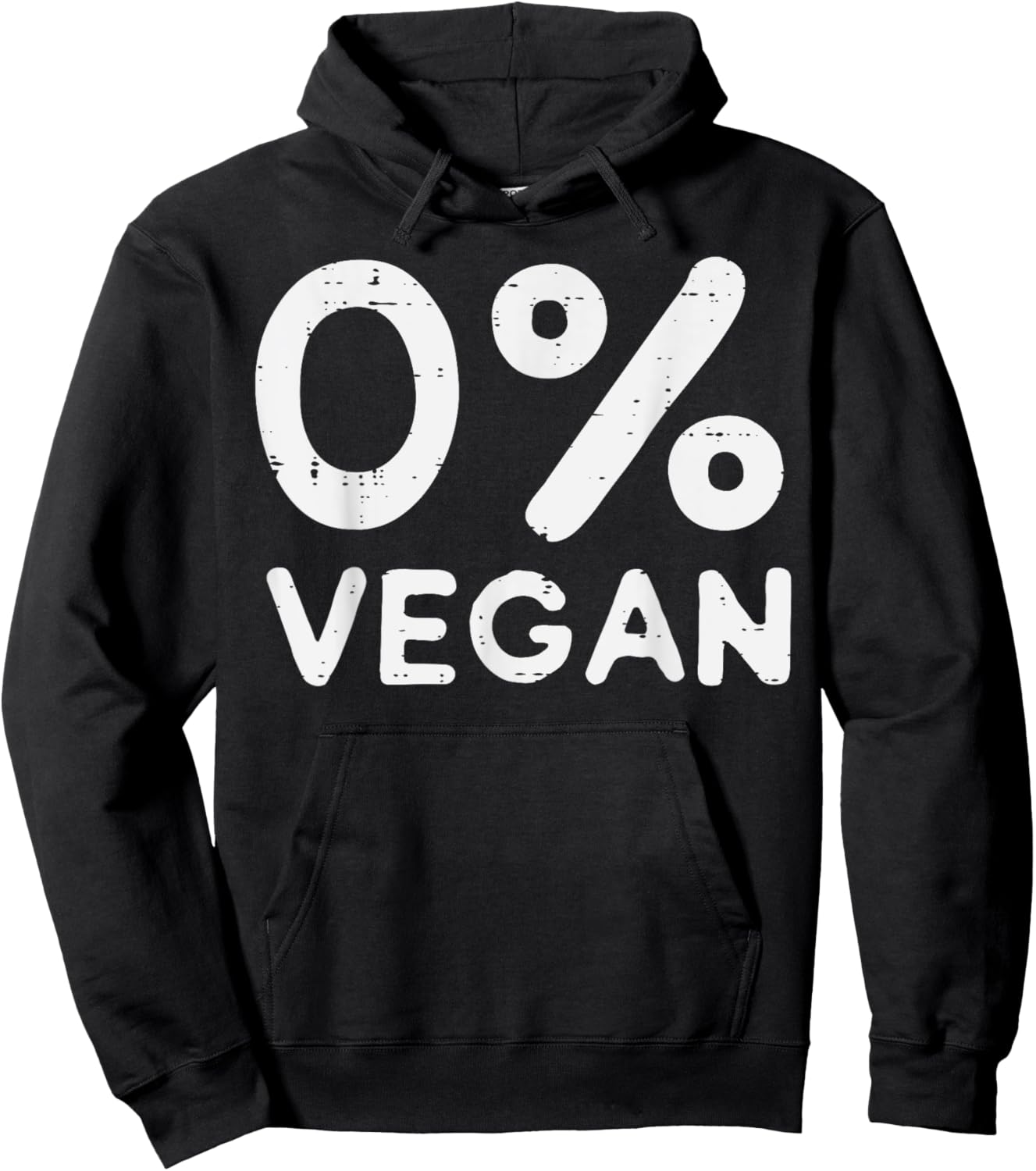 0 Percent Vegan Bbq Barbecue Carnivore Meat Eater Men Women Hoodie - Hoodie | Black