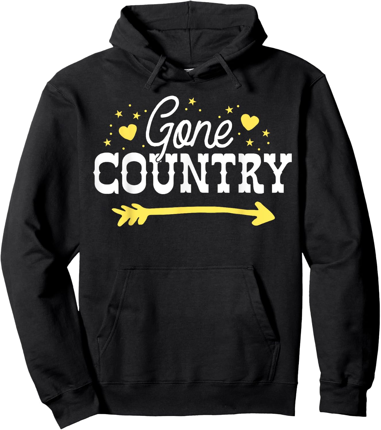 Gone Country South Texas Music Festival Women Cowgirl Gift Hoodie - Hoodie | Black