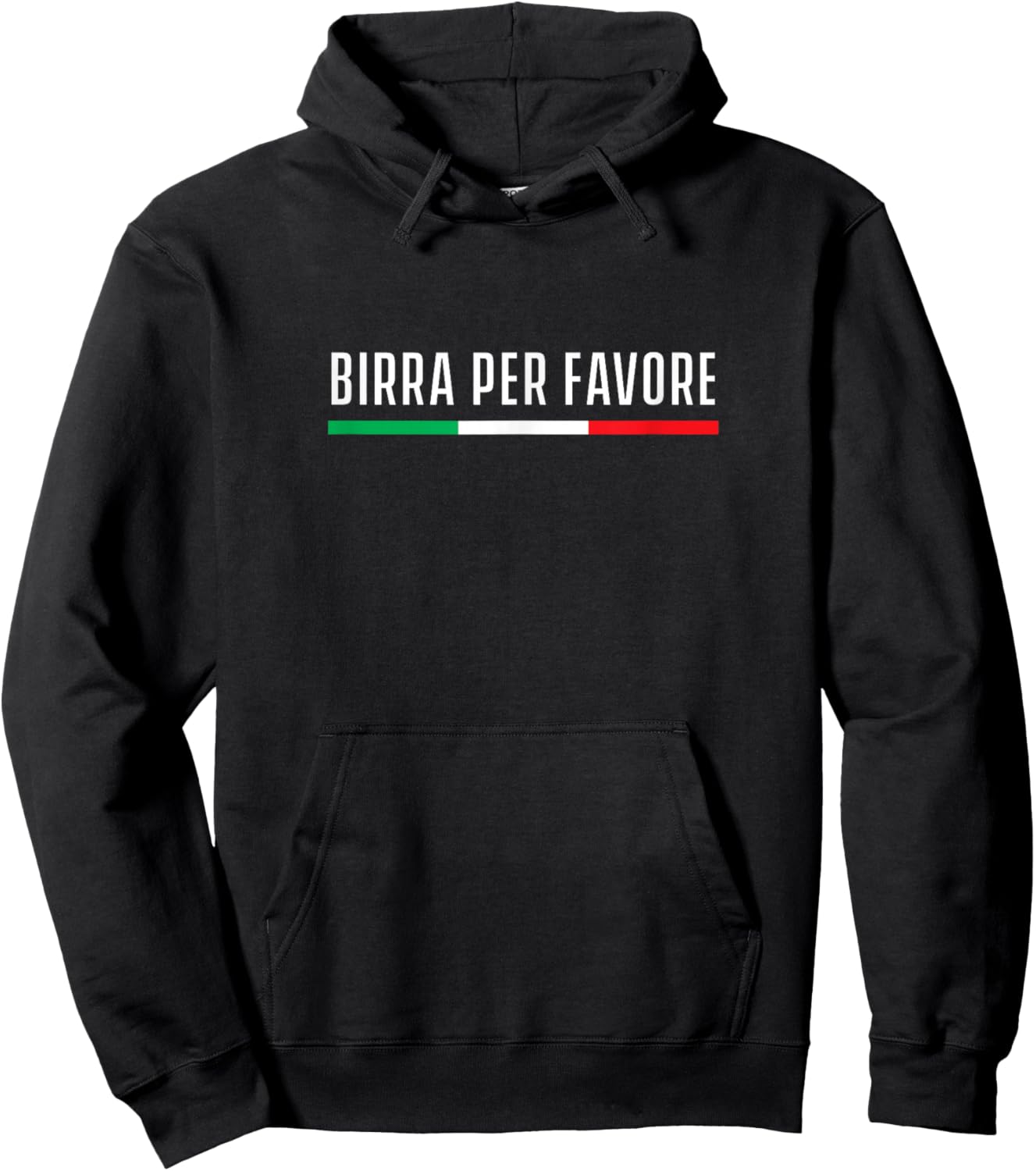 Beer please in Italian - Birra per favore Hoodie - Hoodie | Black